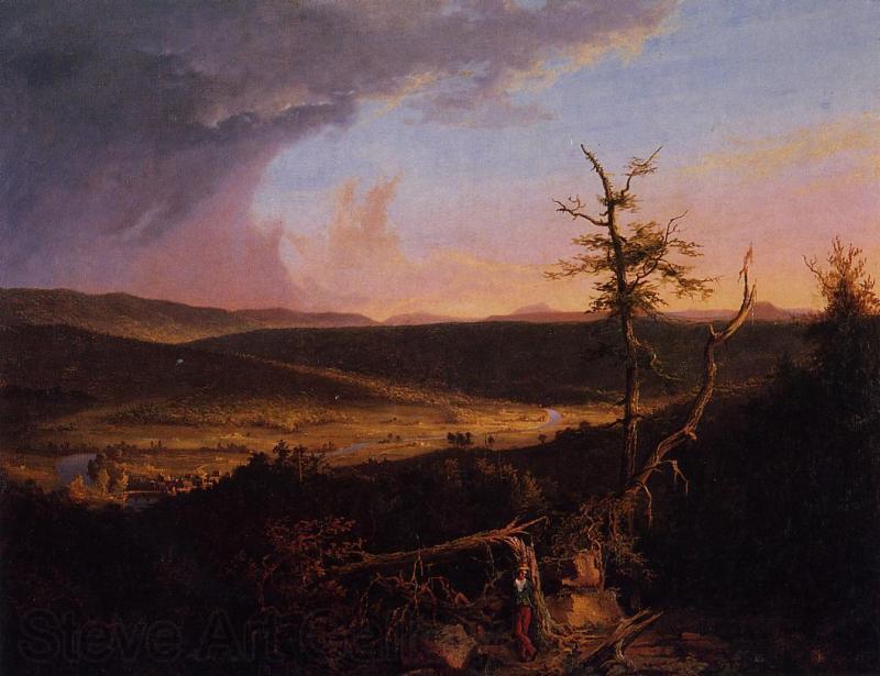 Thomas Cole View on Schoharie Germany oil painting art